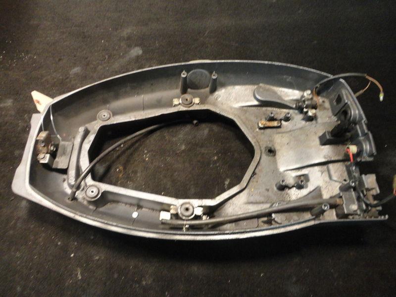 Used bottom cowling #65w-42710-10-4d, 1998 yamaha 4 stroke 25hp outboard motor