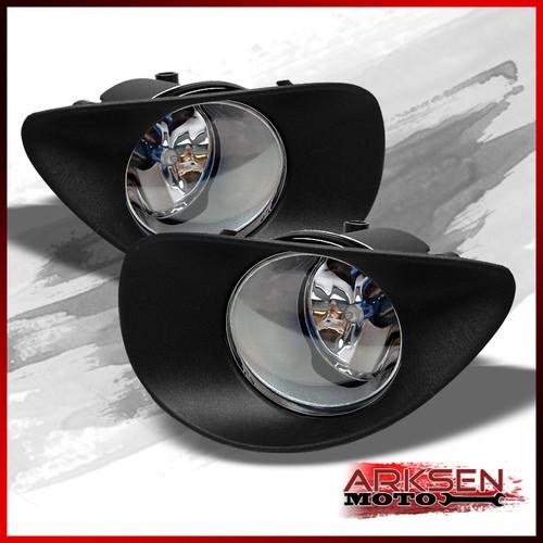 06-08 yaris liftback driving bumper fog lights lamp+switch+bulbs pair lamps set