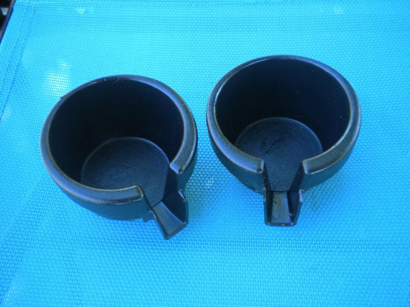 2000 2001 ford focus interior cup holder inserts oem pair 