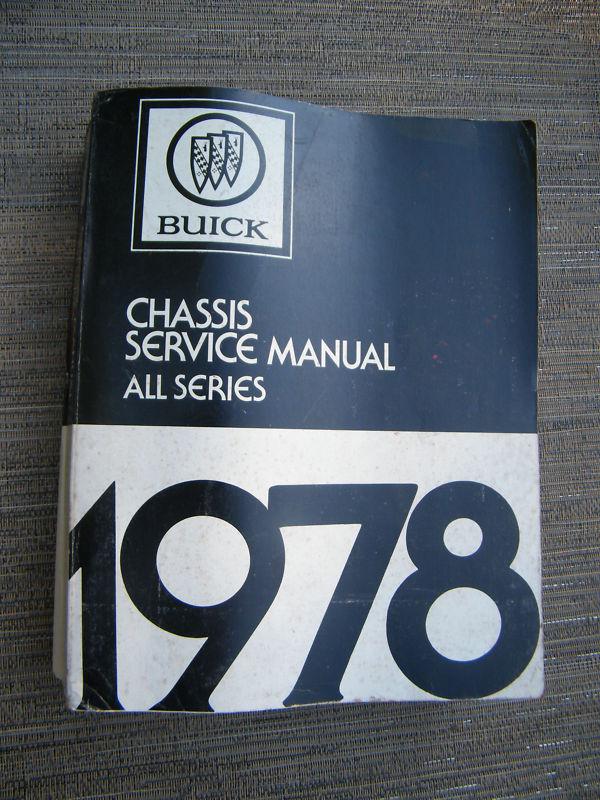 1978 buick original chassis service manual all series with wiring diagrams