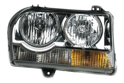 Replace ch2519111c - 05-07 chrysler 300 front rh headlight lens housing halogen