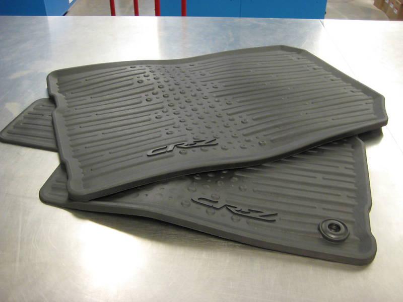 2011 honda cr-z *new* all season *black* floor mats oem