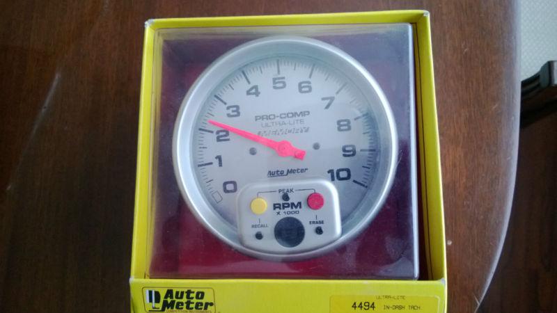 Auto meter 4494 ultra-lite 5" 10000 rpm in-dash tachometer