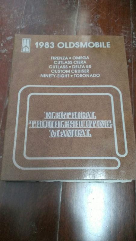 1983 oldsmobile electrical troubleshooting manual firenza omega cutlass ciera..