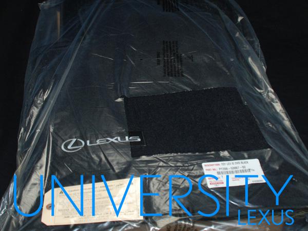 New original oem 2006-2013 lexus is350 4-pc carpet floor mats (black) is250 awd