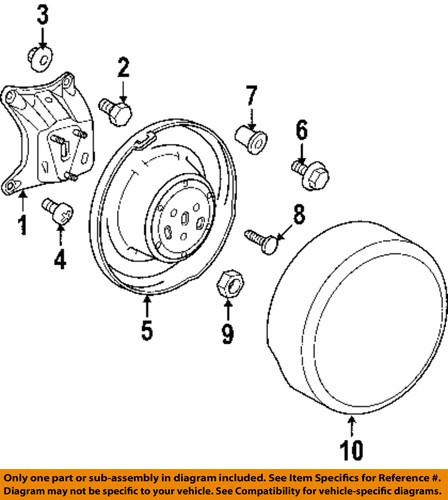 Toyota oem 647730r011 spare tire carrier-mount