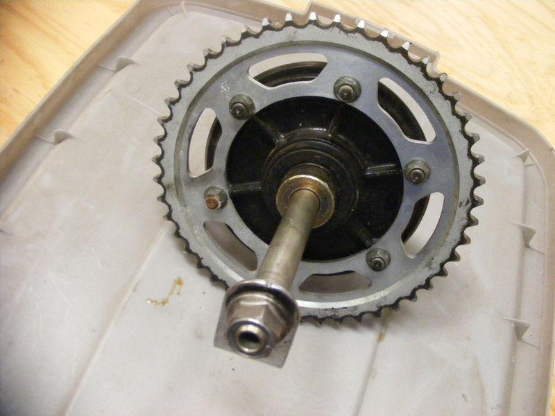 Yamaha yfz600r yzf 600r rear axle sprocket hub 97 - 07