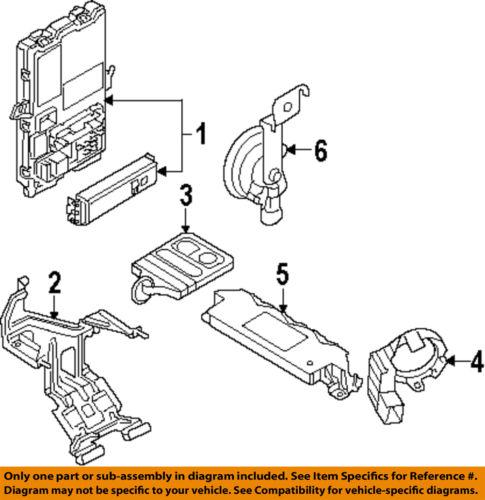 Ford oem 6r3z13832aa alarm system-horn