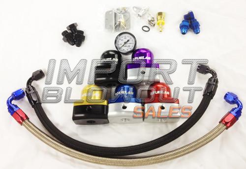 Fuelab fpr fuel pressure regulator kit eagle talon 90-94 1g dsm turbo fwd awd