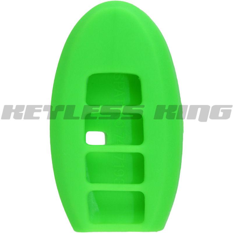New green keyless remote smart key fob clicker case skin jacket cover protector