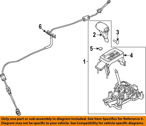 Ford oem 6e5z7210g console-shifter assembly