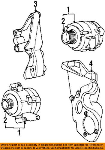 Ford oem 2c3z-10v346-bbrm alternator/generator