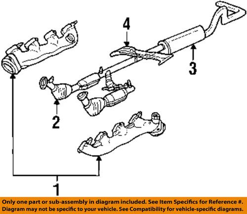 Ford oem yc2z-9430-ba exhaust manifold