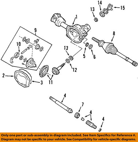 Ford oem f57z-3254-aa seal, front axle shaft/axle shaft seal