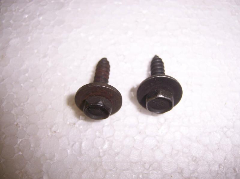Steering wheel horn pad bolts 2 used cleaned 78-87 el camino a/g body