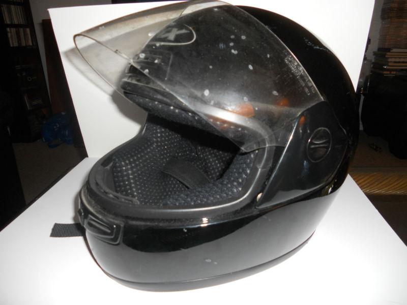 Full face helmet - ckx vgs (used) cool black ....