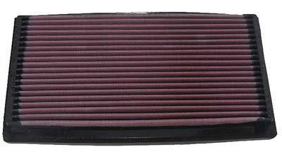 K&n air filter element filtercharger rectangular cotton gauze red ford mazda ea