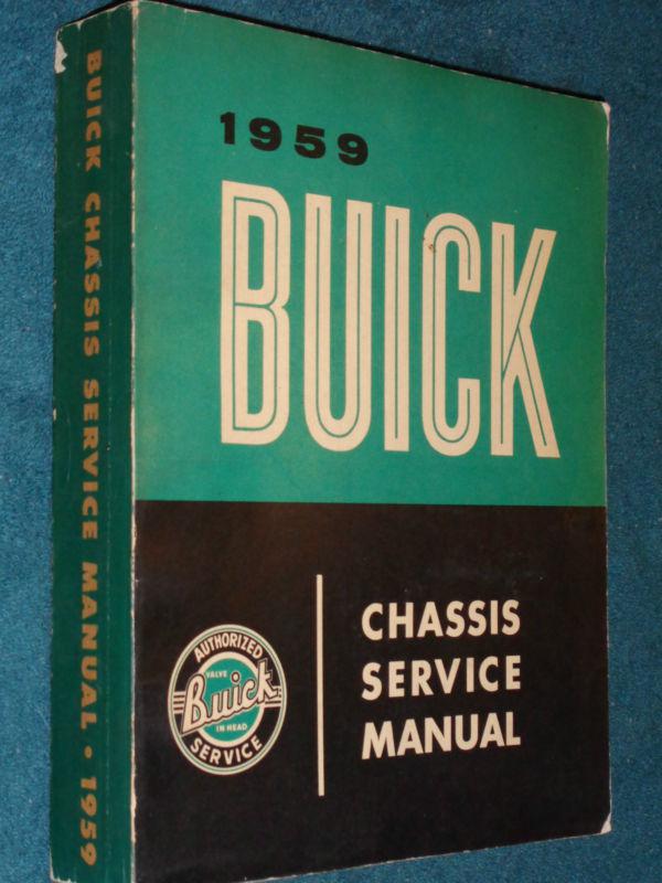 1959 buick shop manual / shop book / nice original item