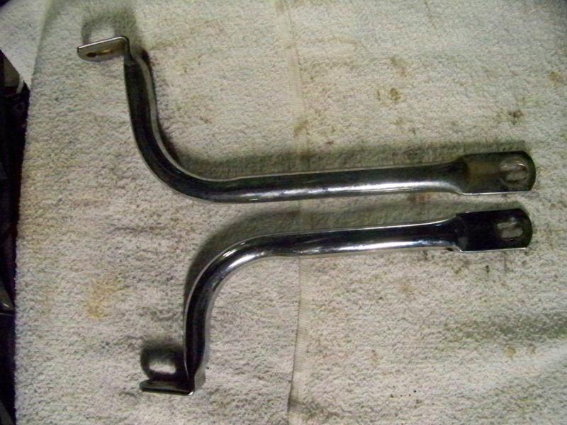 1975 honda gl1000 gl 1000 goldwing chrome rear grab handles rails