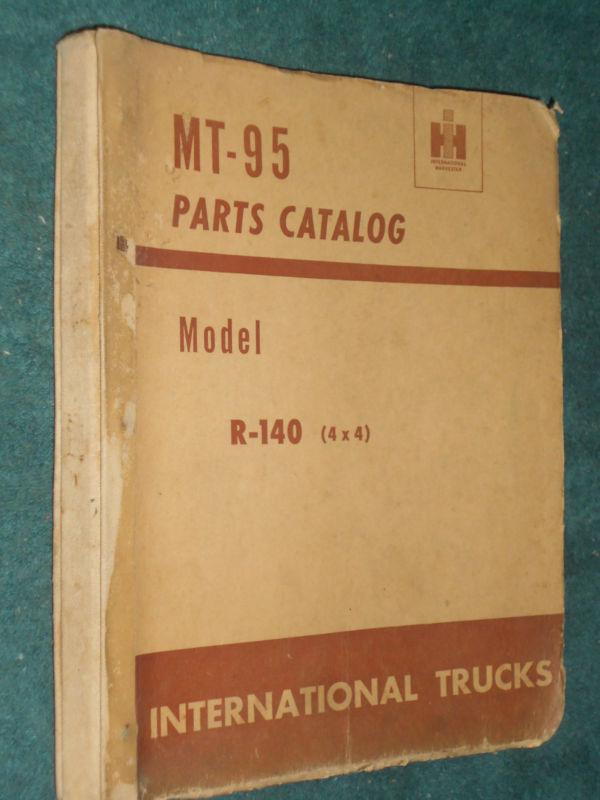 1953 / 1954 international r-140 4x4 truck parts catalog / original ih parts book