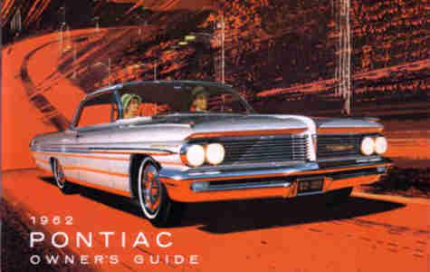 1962 pontiac owners manual catalina star chief bonneville custom  grand prix