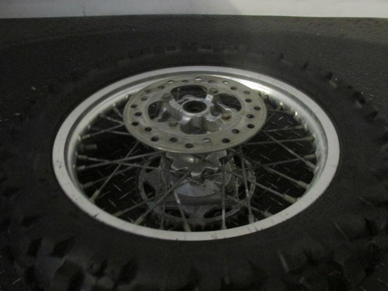 02 cr80r cr80 cr85 cr 80 85 cr85r cr80r 14" rear wheel rim hub tire rotor 