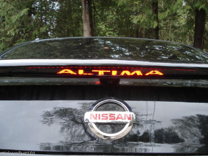 Nissan altima spoiler 3rd brake light decal overlay 07 08 09 2010 2011 2012