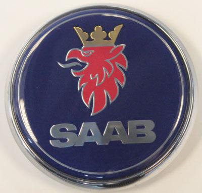 Saab 9-5 wagon trunk emblem original equipment 2006-2009 12769688