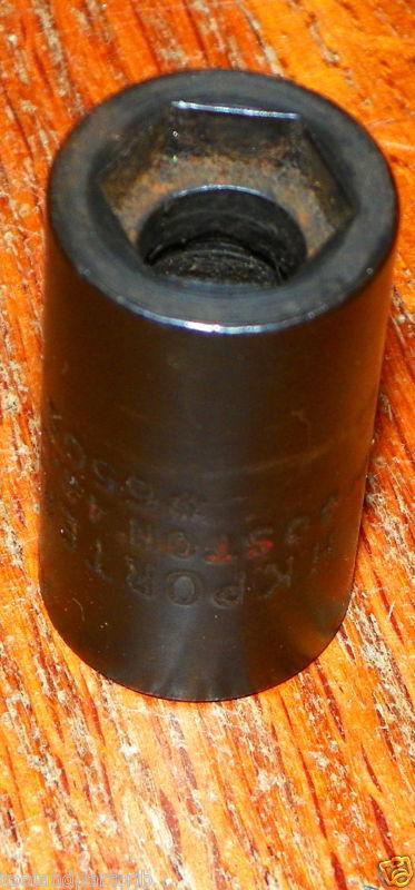 Vintage  h.k.porter 3/8 x 1/2" impact socket 650-s usa 