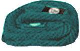 Taylormade fender line - teal - 3/8" x 6' 11314