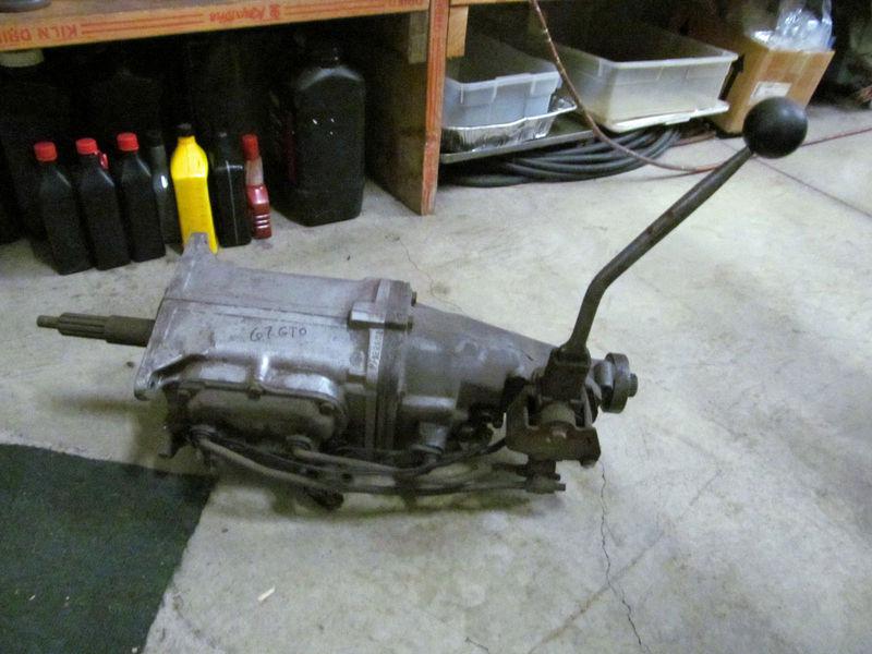 1966-1967? pontiac gto? aluminum 4-speed transmission. used.