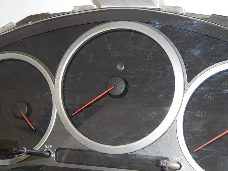 Find JDM SUBARU STI VERSION 8 CLUSTER GAUGE GAUGES 68K V8 04 05 EJ20 GD