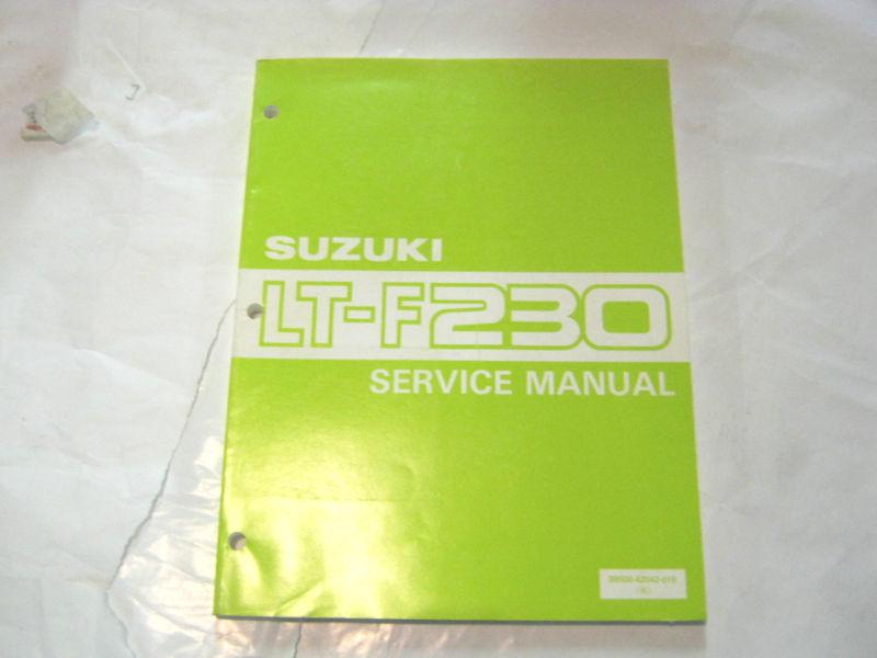 Suzuki lt-f230 1986    service manual 