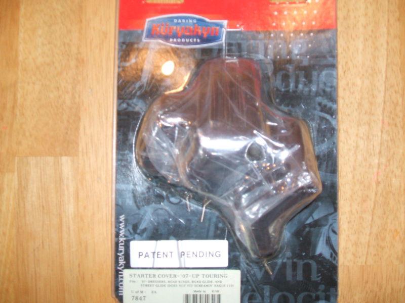 Kuryakyn chrome starter cover for 07 up touring  $ave big here!! mint part