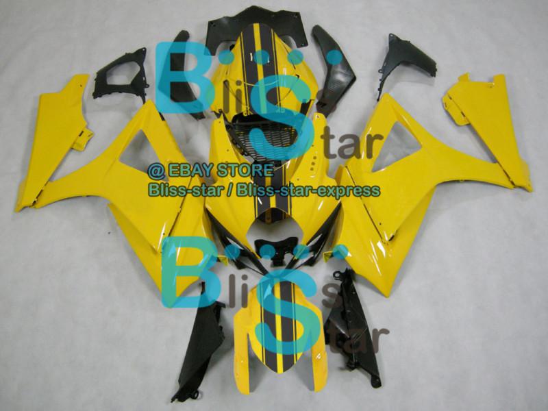 Injection fairing bodywork plastic kit set fit suzuki gsxr1000 2007-2008 32 w2