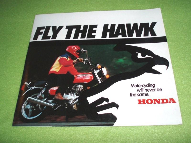 1978 honda hawk i ii cb400ti cb400tii cb400a oem sales brochure nice