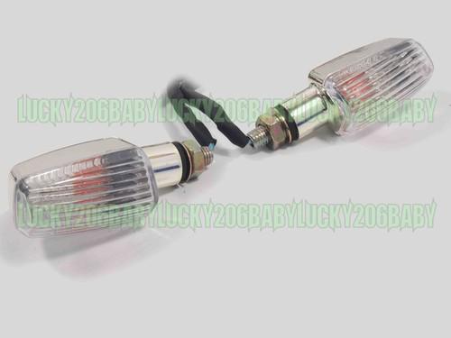 Turn signal indicator light for vt1100 aero 1100 chrome plastic ts29 7d