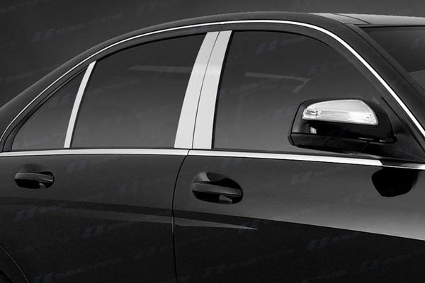 Ses trims ti-p-190brush 08-10 mercedes c class door pillar posts window covers