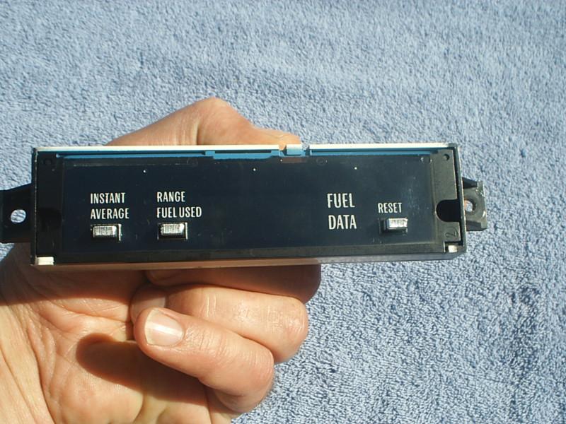 1982-85 oem cadillac fuel economy data display gauge (seville/eldorado)