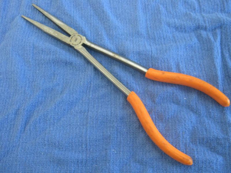 Snap on long needle nose pliers, orange 911acp 