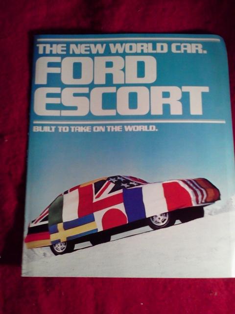 1981 ford escort sales dealer brochure - "the new world car"