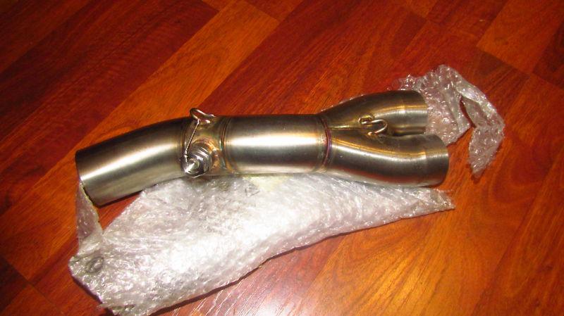 New akrapovic titanium link pipe honda cbr1000 cbr 1000 218593 08 09 10 l-h10r6l