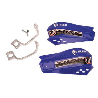 Tusk mx d-flex mc handguards blue dirt bike honda kawasaki yamaha suzuki ktm