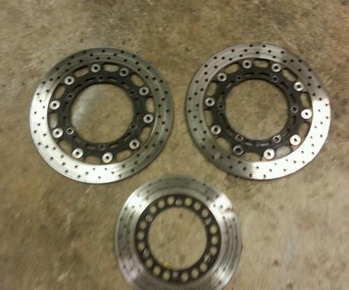 98 99 yamaha r1 front and rear rotor