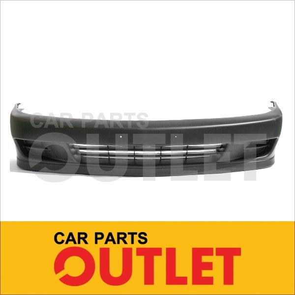 97 98 99 00 01 mirage 4dr sedan front bumper cover plastic raw mat blk no primed