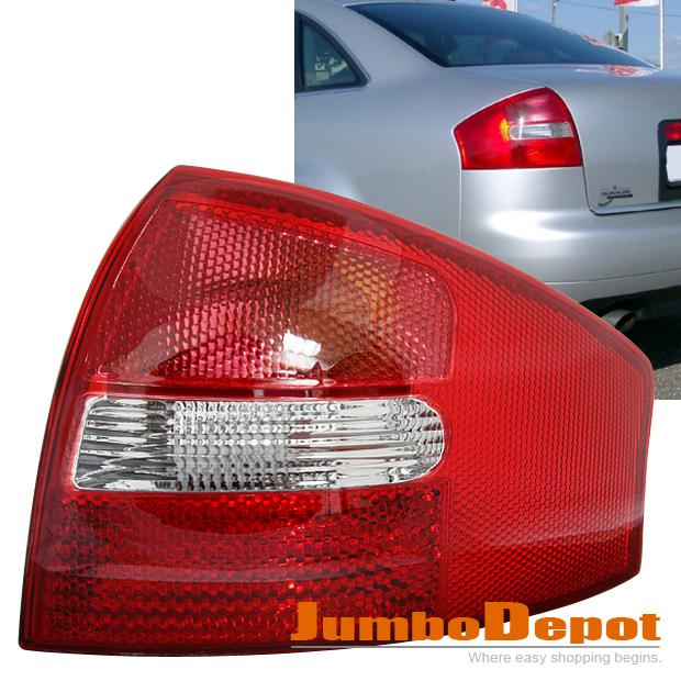 Tail light red clear luminous aperture beam new pcs for audi a6 c5 1998-04 right