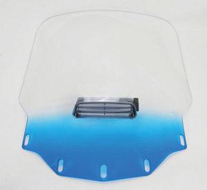 Memphis shades windshield tall vented blue for honda gl1500