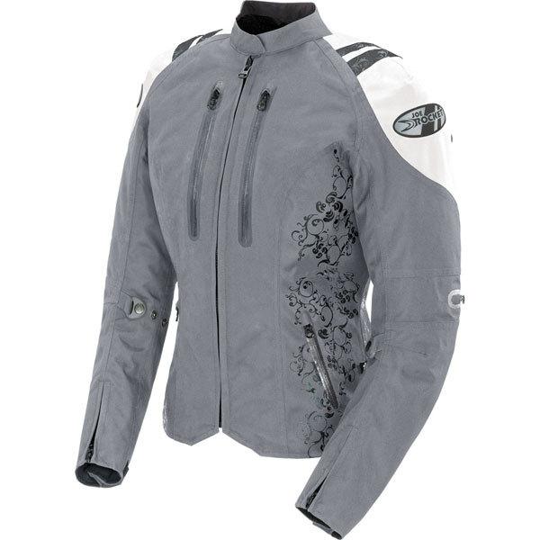 Silver/white diva 1 joe rocket atomic 4.0 mesh women's jacket