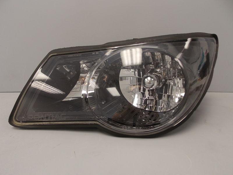 01-05 pontiac aztek head light driver headlight left head lamp lh