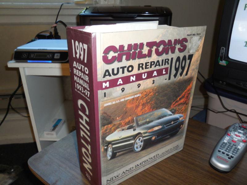 1993-1997 chilton's auto repair manual chevy,chrysler 1994 1995 1996 dodge ford